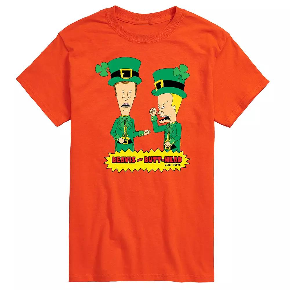 Men's Beavis And Butthead St. Patrick's Day Tee,  Product Image