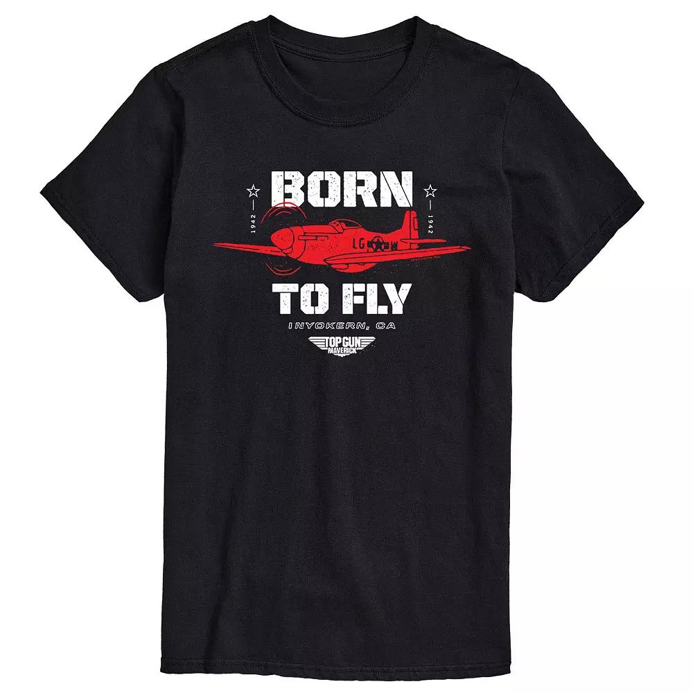 Big & Tall Top Gun Maverick Born To Fly, Men's,  Product Image
