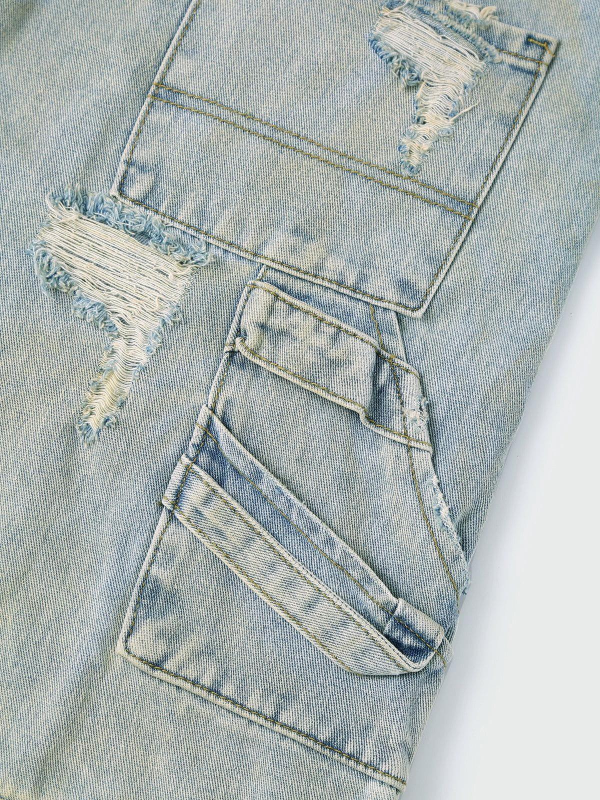 Aelfric Eden Two Layer Distressed Jorts Product Image