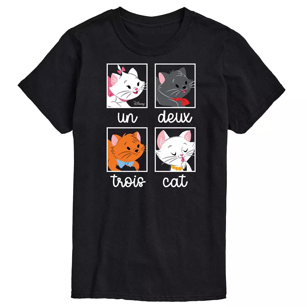 Disney Men's Un Deuz Trois Cat Graphic Tee,  Product Image