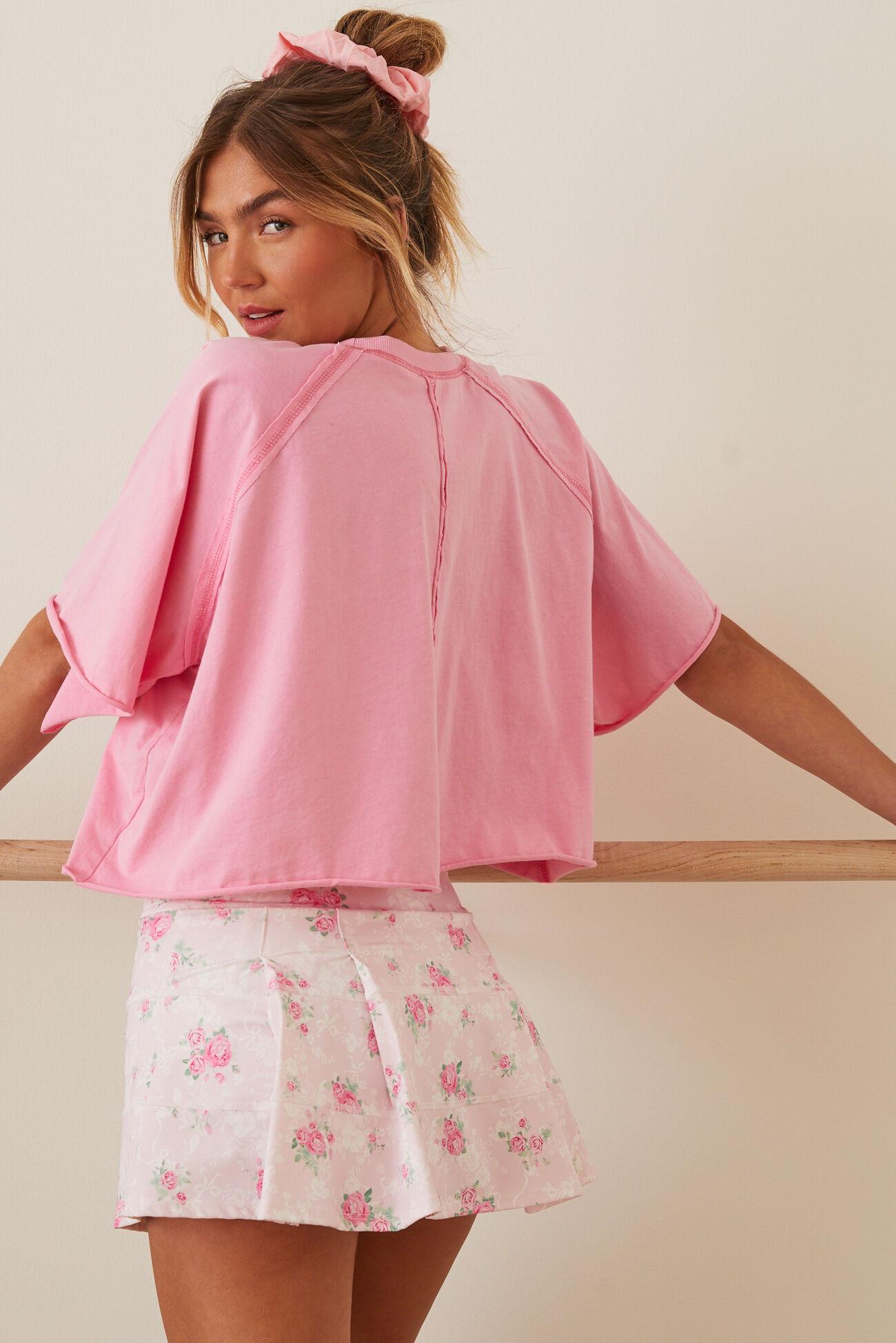 Finish Line Boxy Cropped Tee Product Image