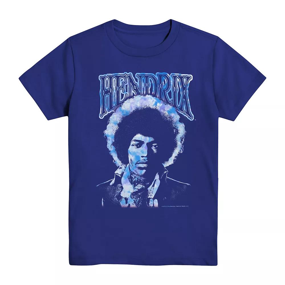 Adult Mad Engine Jimi Hendrix Short Sleeve Tee, Women's, Size: XL, Royal Blue Product Image
