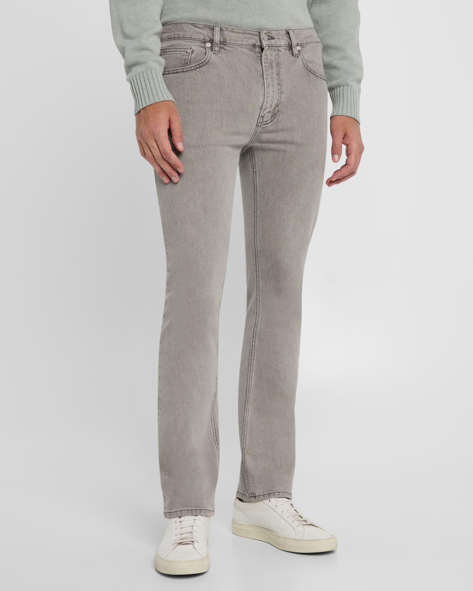 Men's Modern Straight Denim Jeans Product Image