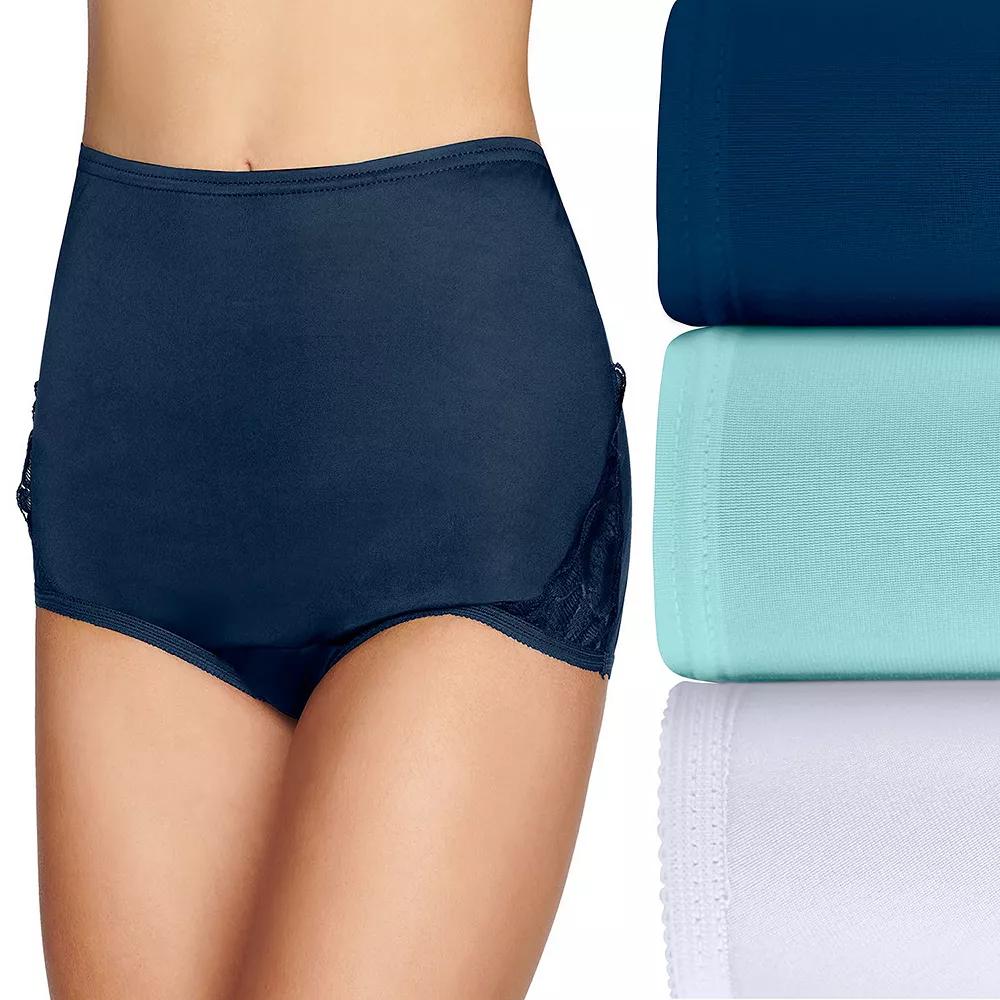 Women's Vanity Fair Lingerie® Perfectly Yours 3-Pack Noveau Brief Panty Set 13011,  Product Image