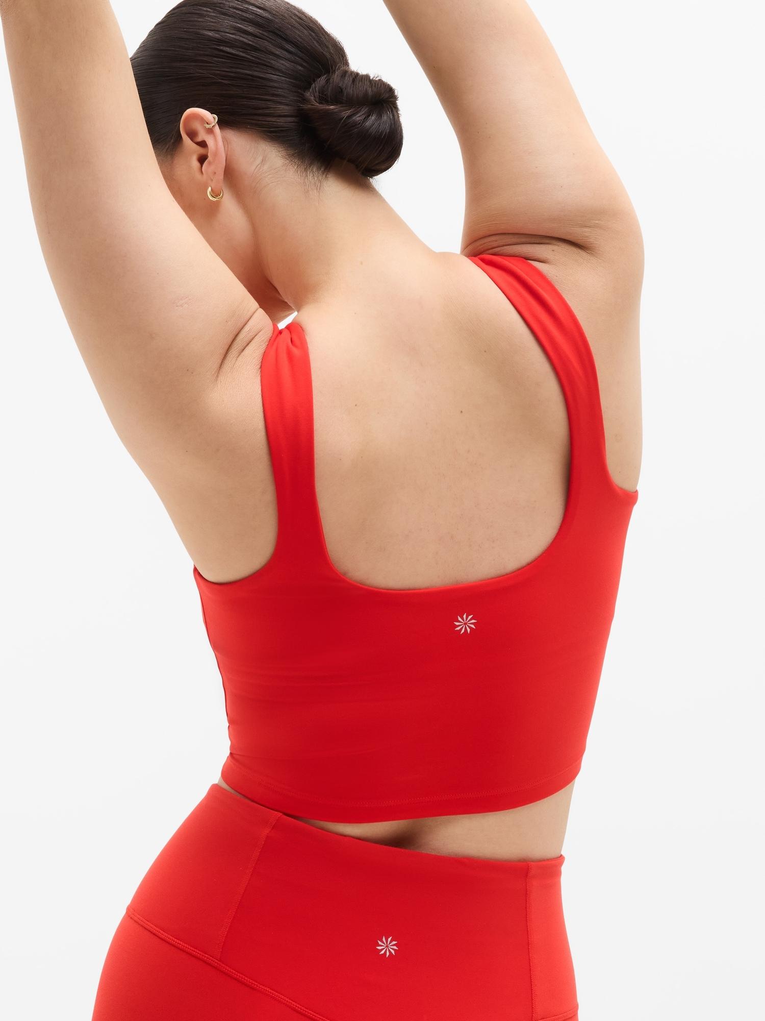 Transcend Square Neck Crop Sports Bra A-C Product Image