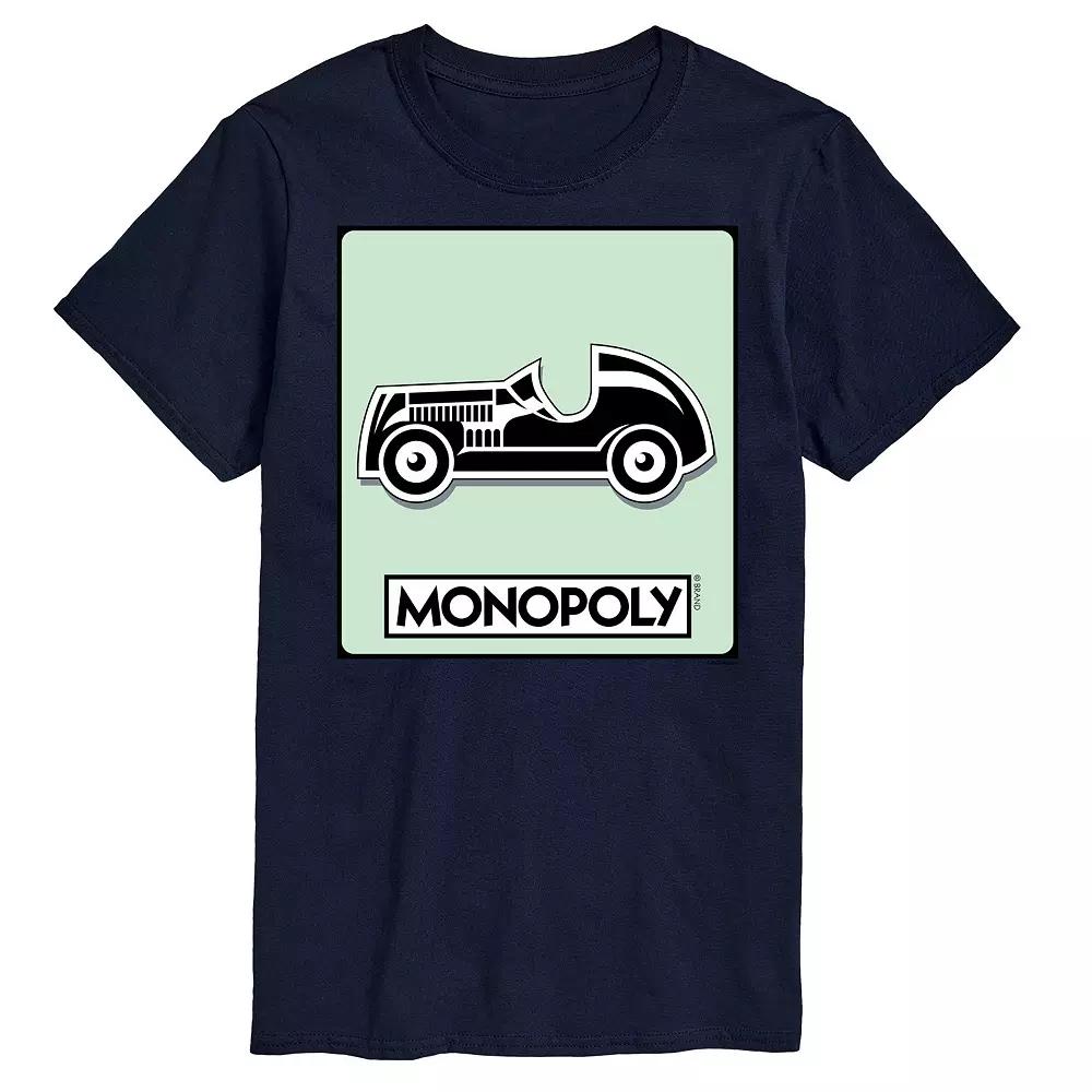 Big & Tall Monopoly Car Game Token Graphic Tee, Men's,  Product Image