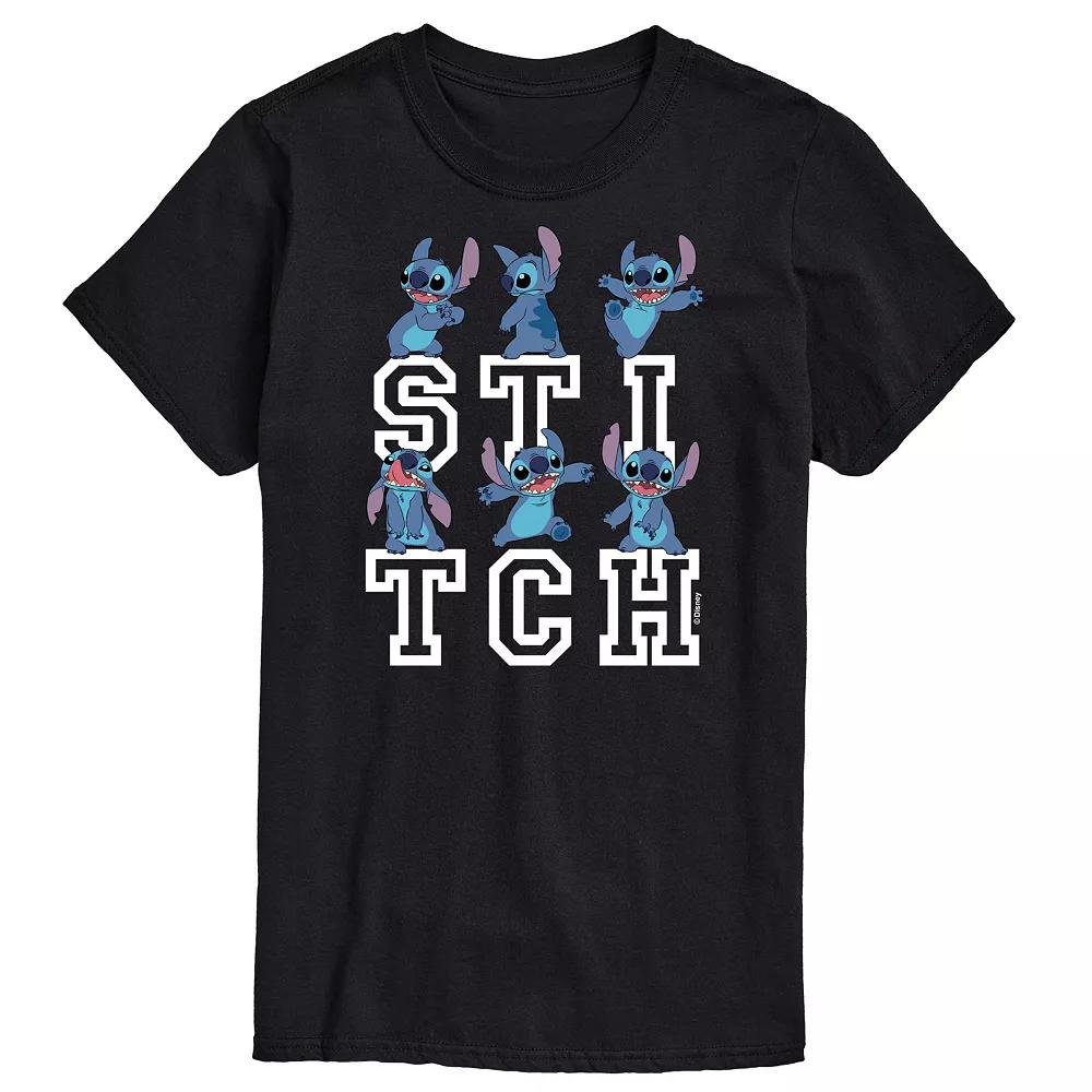Disney's Lilo and Stitch Big & Tall Poses Graphic Tee, Men's,  Product Image
