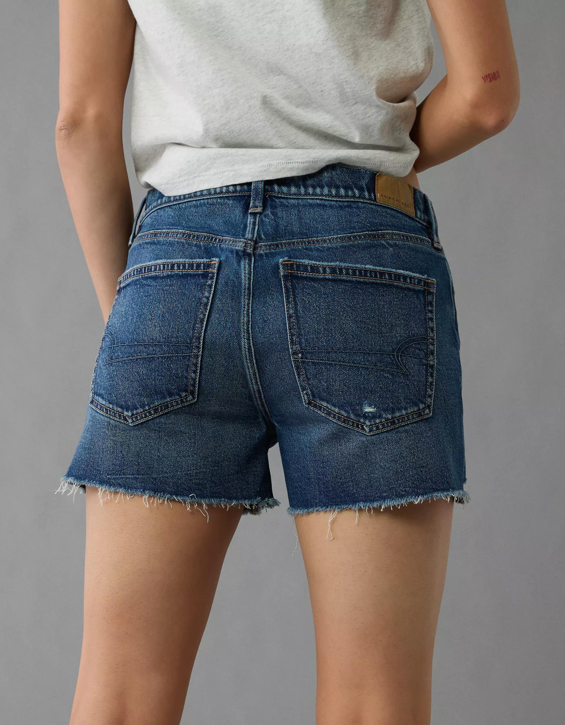 AE Stretch Low-Rise Ex-Boyfriend Denim Short Product Image