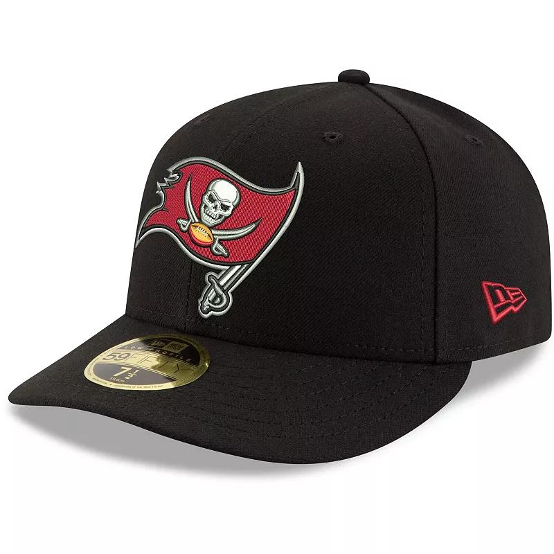 Men's New Era Black Tampa Bay Buccaneers Omaha Throwback Low Profile 59FIFTY Fitted Hat, Size: 7 Product Image