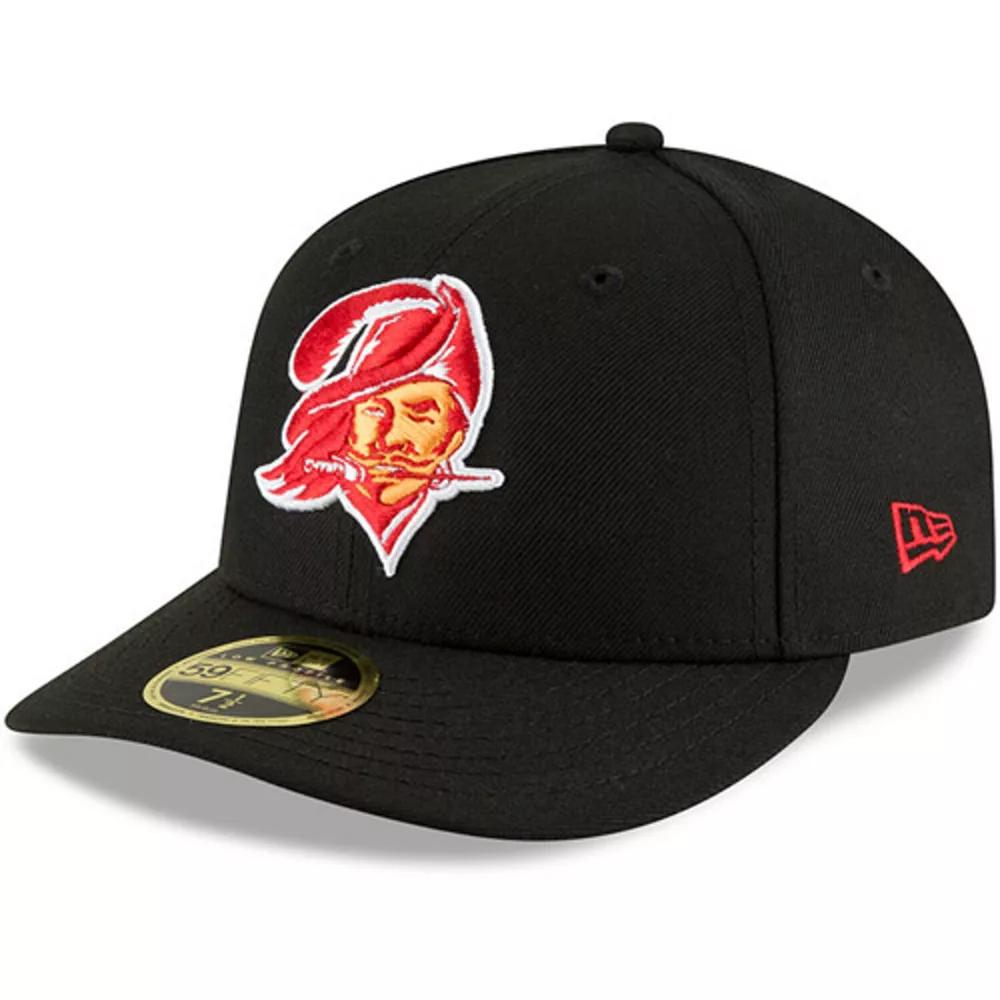 Men's New Era Black Tampa Bay Buccaneers Omaha Throwback Low Profile 59FIFTY Fitted Hat, Size: 7 Product Image