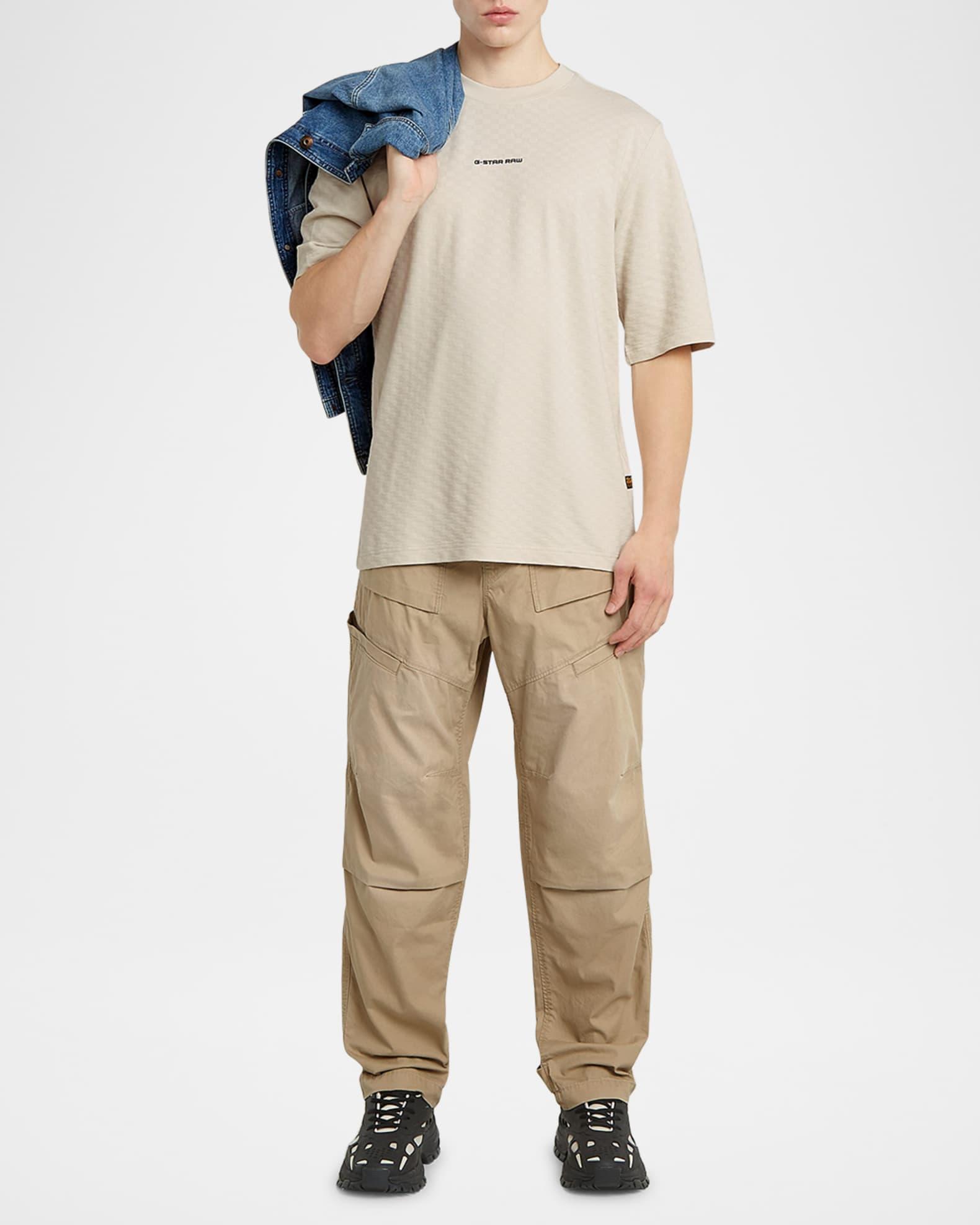 Men's Check Jacquard T-Shirt Product Image