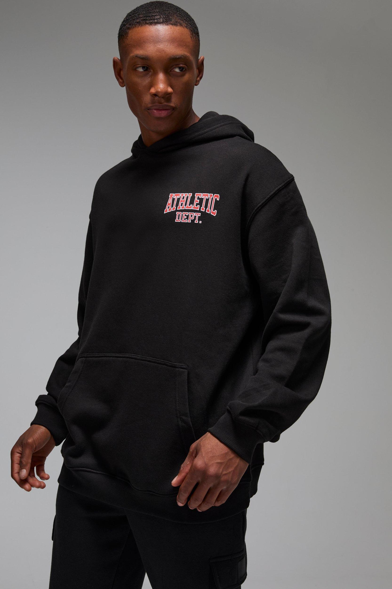 Man Active Los Angeles Athletic Dept. Oversized Hoodie | boohooMAN USA Product Image