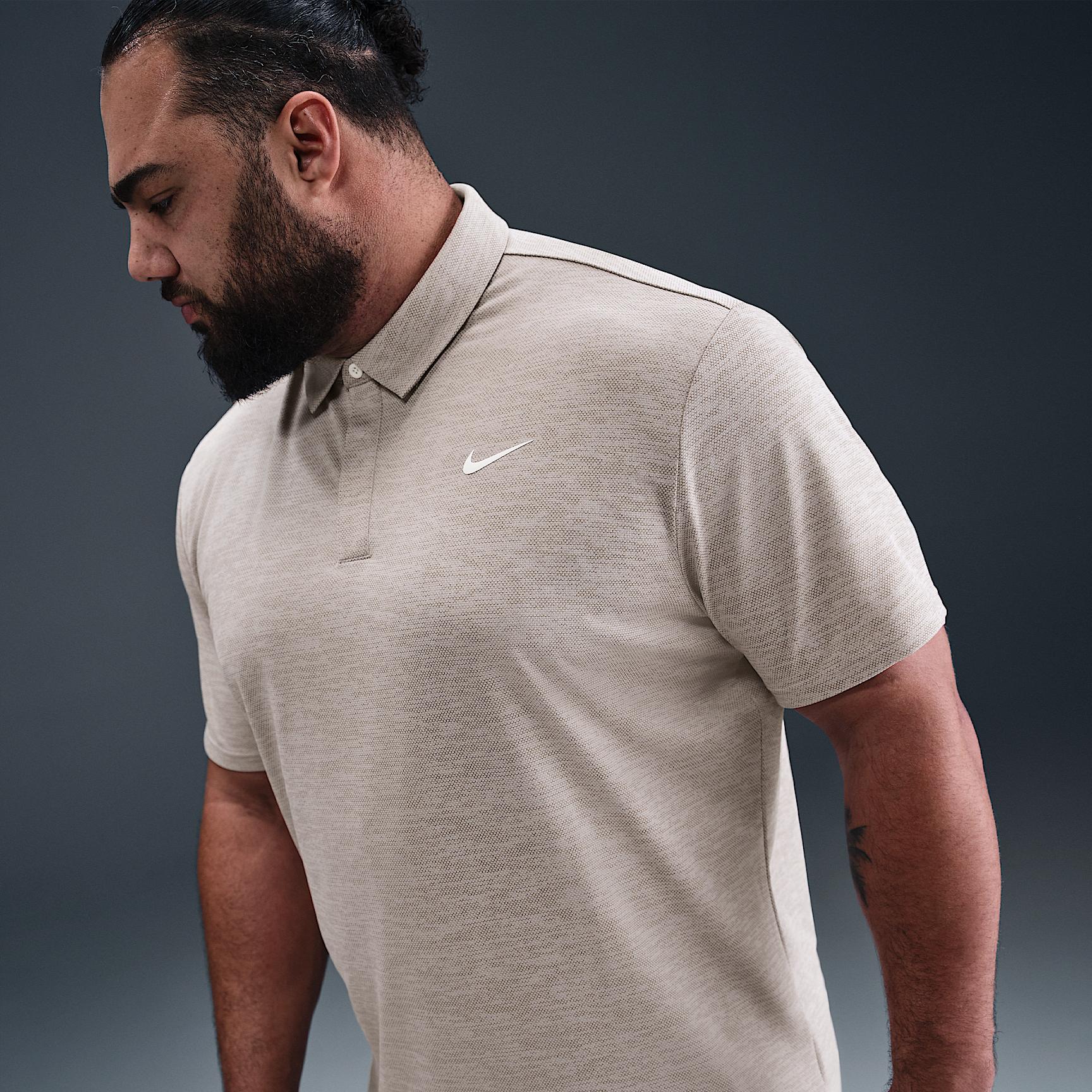 Nike Mens Tour Dri-FIT Jacquard Golf Polo | FZ7475-009 Product Image