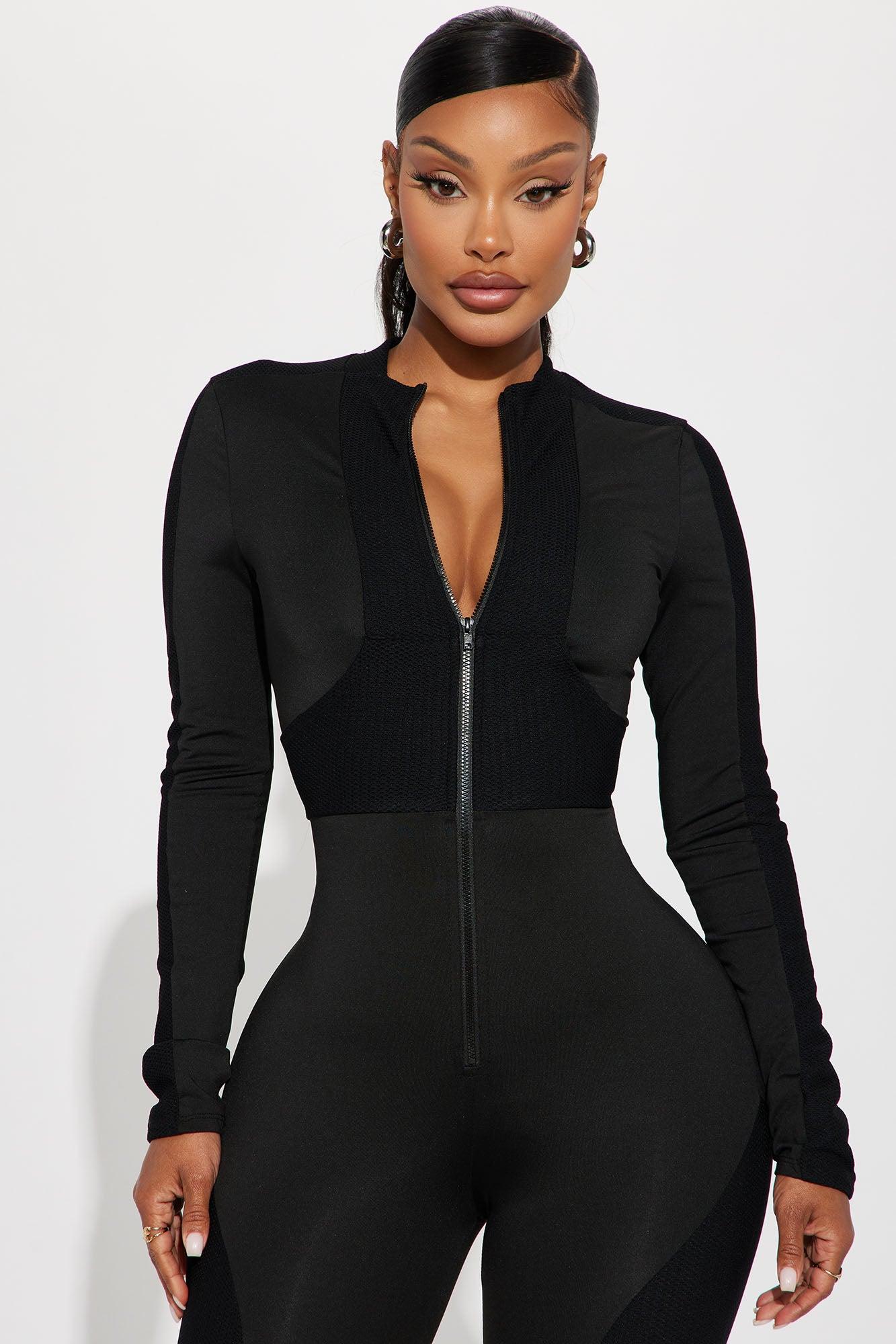 Level Up Jumpsuit - Black Product Image