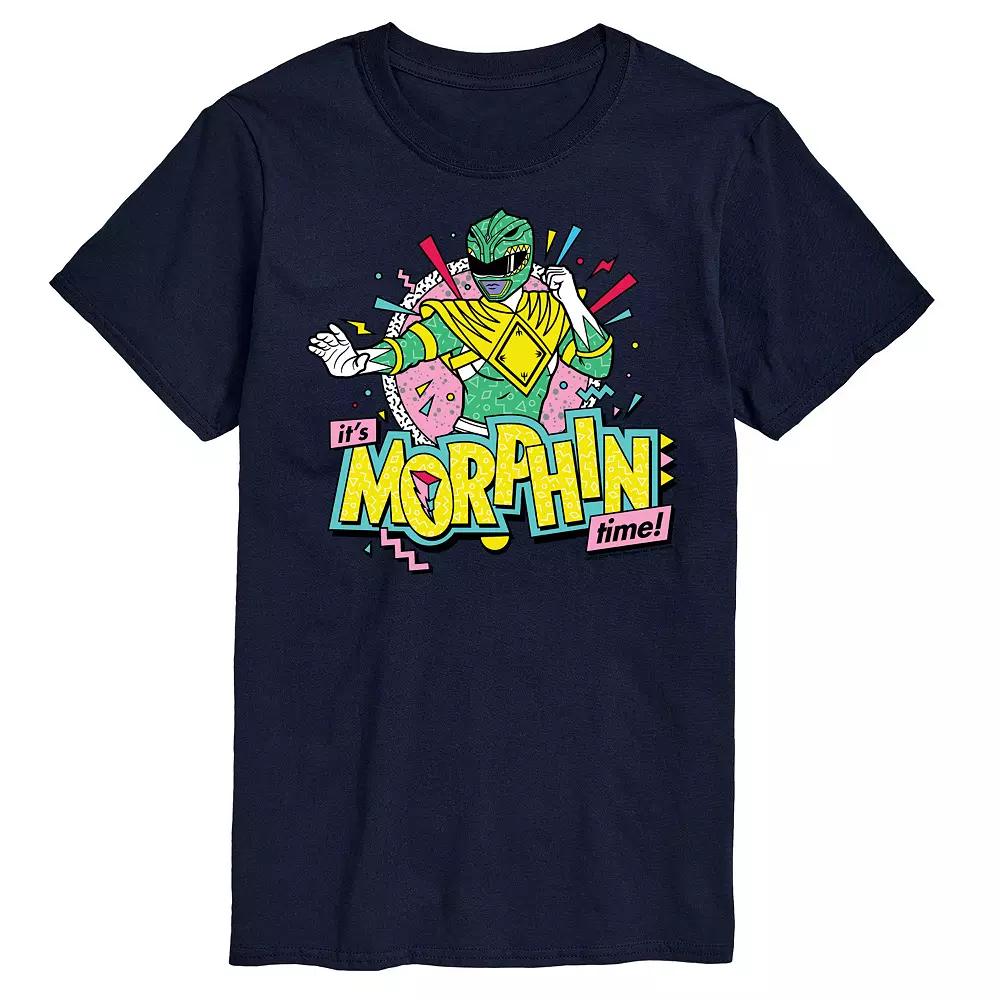 Men's Power Rangers Morphin Time Green Graphic Tee,  Product Image