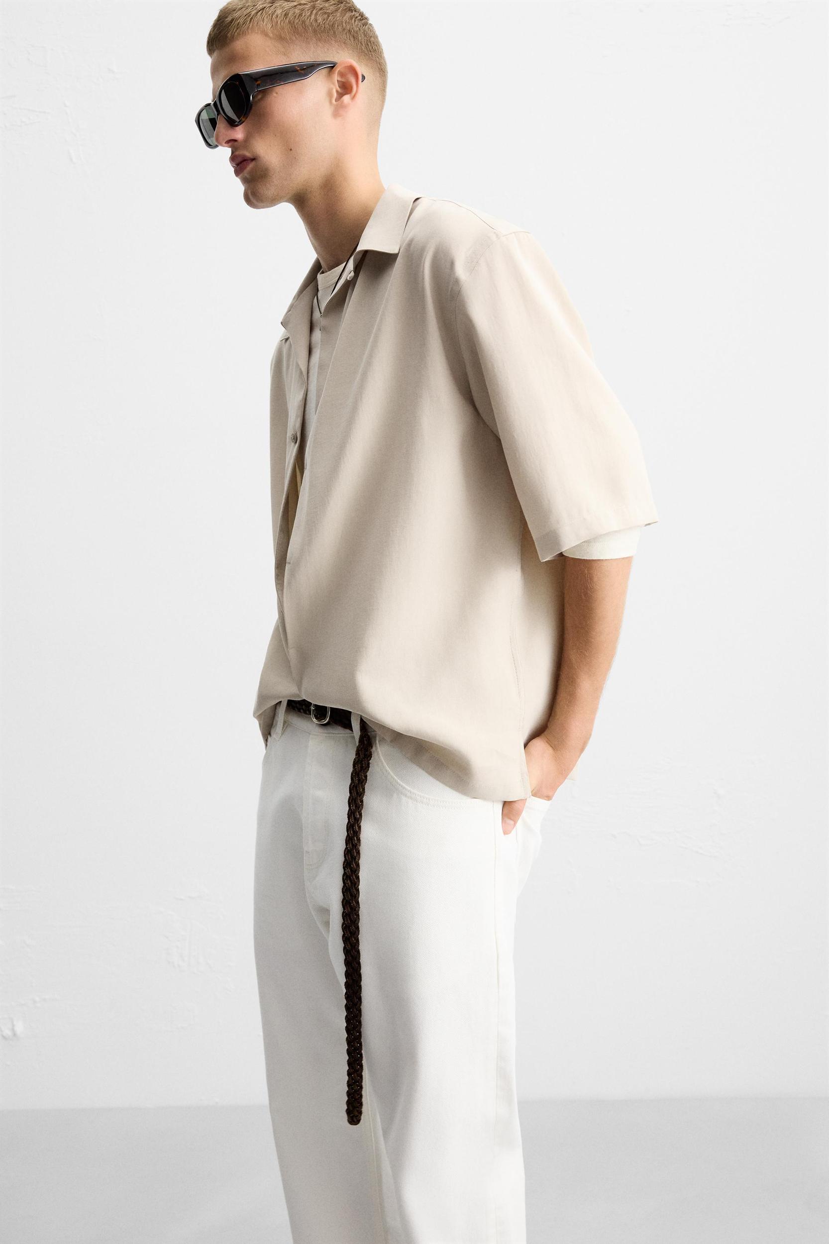 RELAXED FIT FLOWY SHIRT Product Image
