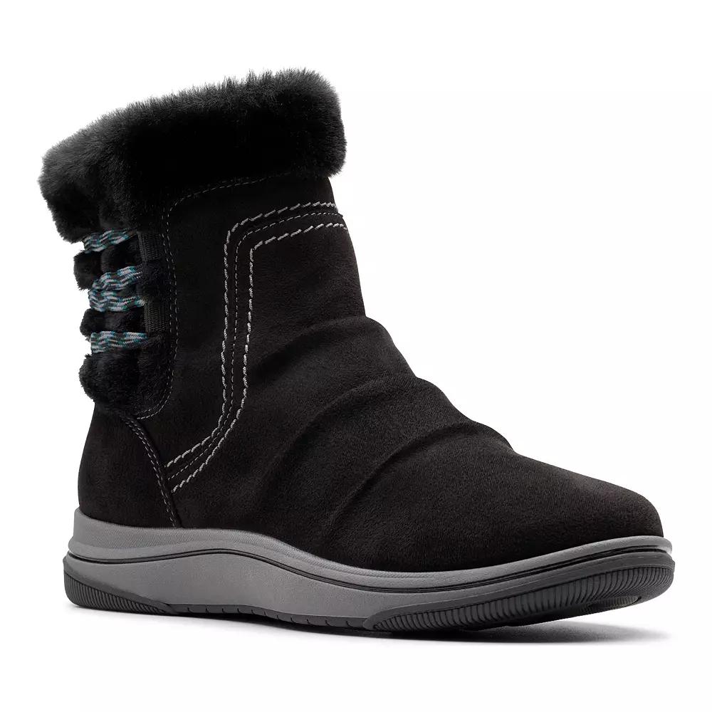 Clarks® Breeze Cozy Women's Winter Boots, Size: 6.5, Black Product Image
