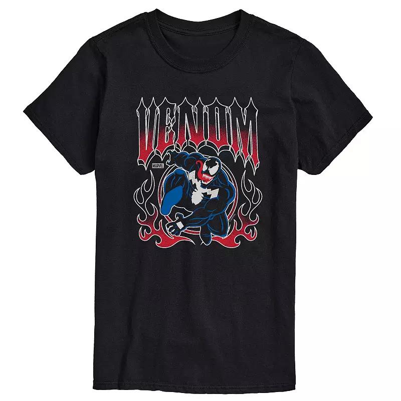 Big & Tall Marvel Venom Metal Band Graphic Tee, Men's,  Product Image