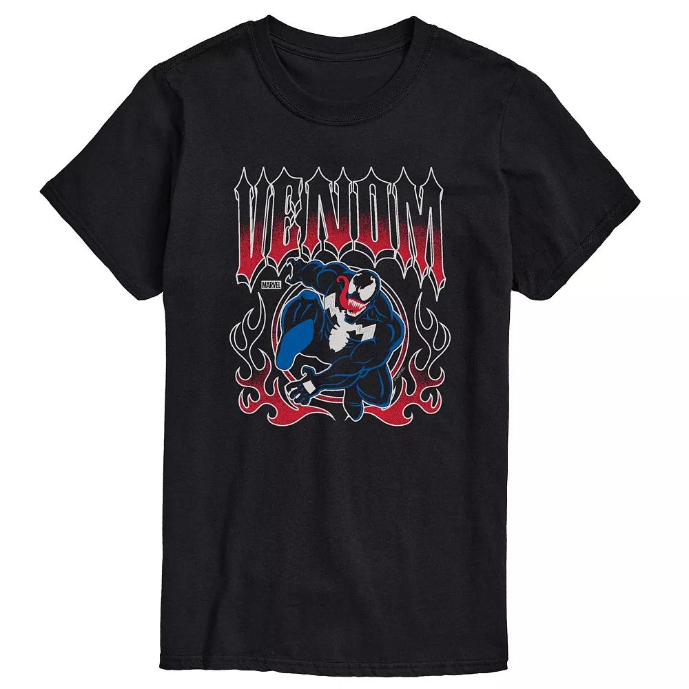 Big & Tall Marvel Venom Metal Band Graphic Tee, Men's,  Product Image