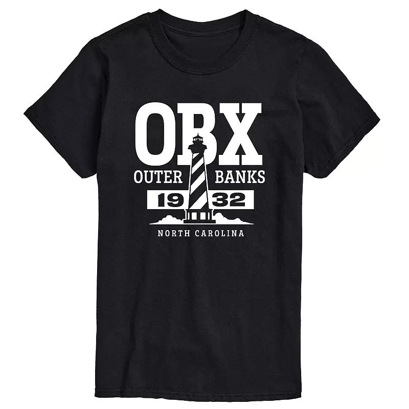 Big & Tall OBX Lighthouse Graphic Tee, Men's,  Product Image