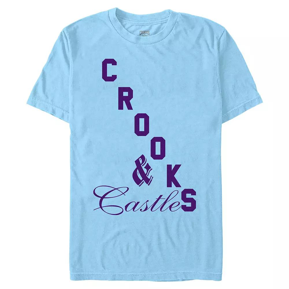 Men's Crooks And Castle Mixed Font Title Logo Graphic Tee,  Product Image