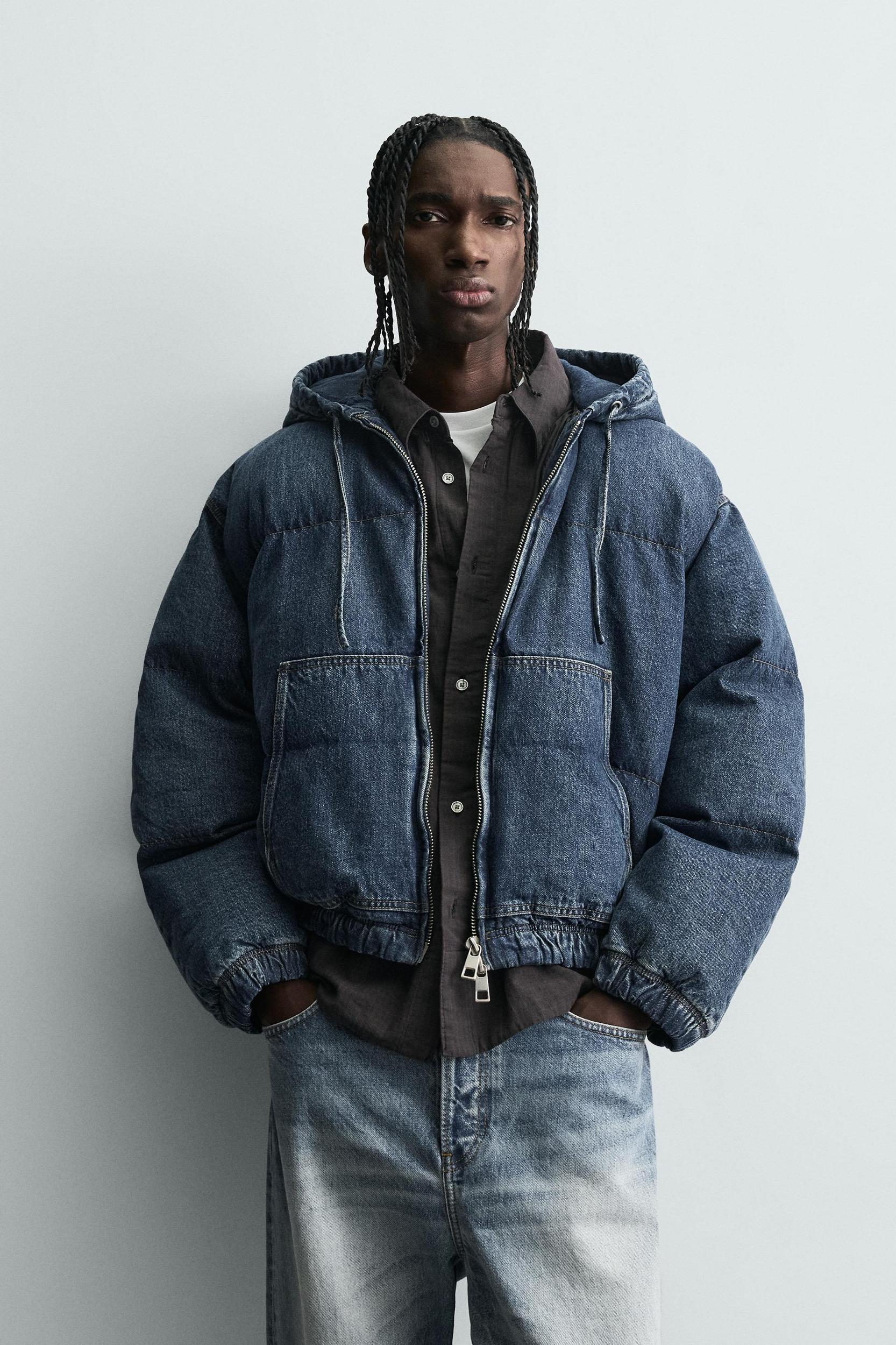 QUILTED DENIM JACKET Product Image
