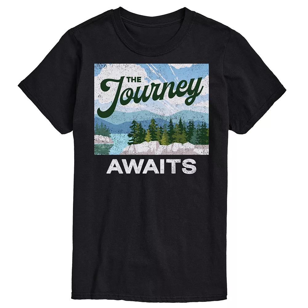 Big & Tall The Journey Awaits Tee, Men's,  Product Image