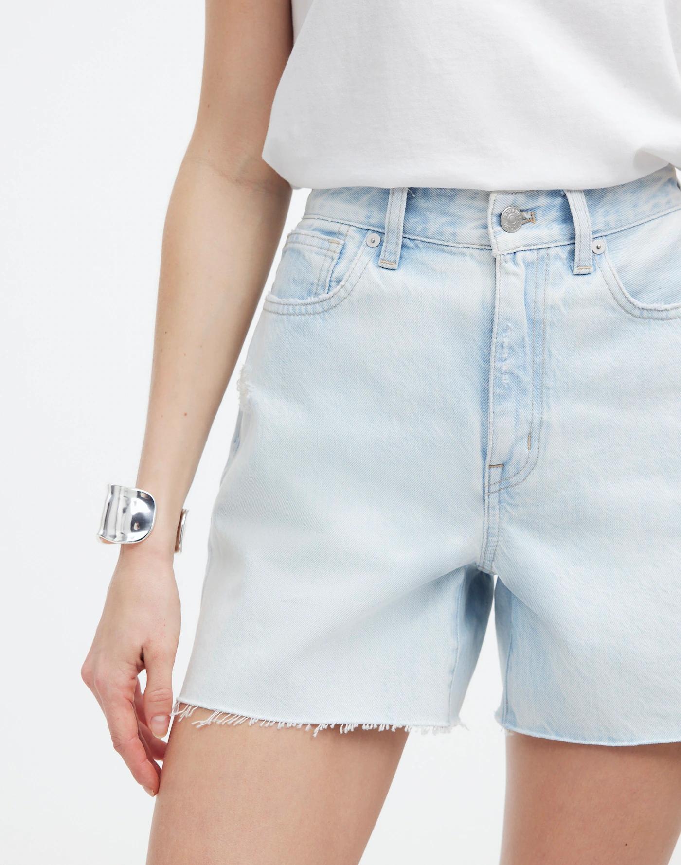 The '90s Mid-Length Jean Short in Pearlman Wash Product Image