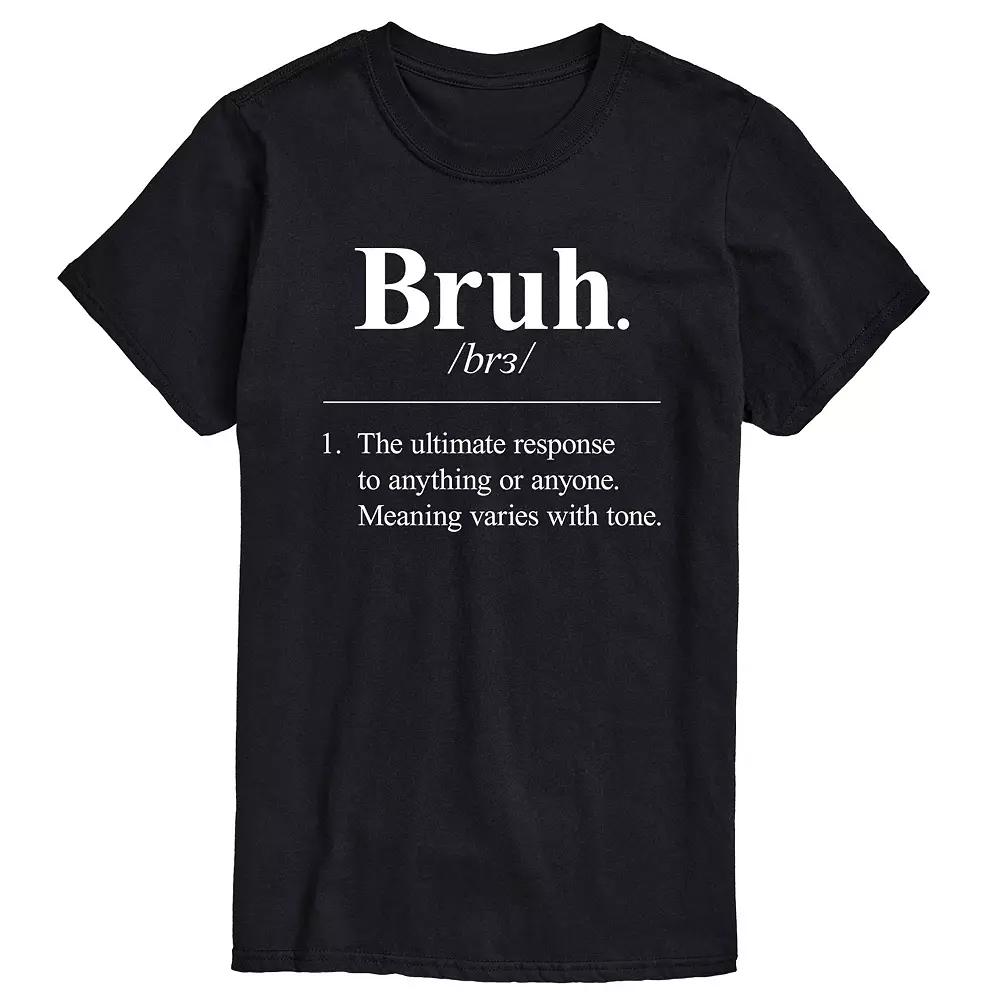 Men's Bruh Definition Graphic Tee,  Product Image