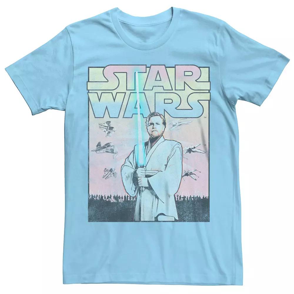 Men's Star Wars Young Obi-Wan Kenobi Distressed Poster Graphic Tee,  Product Image