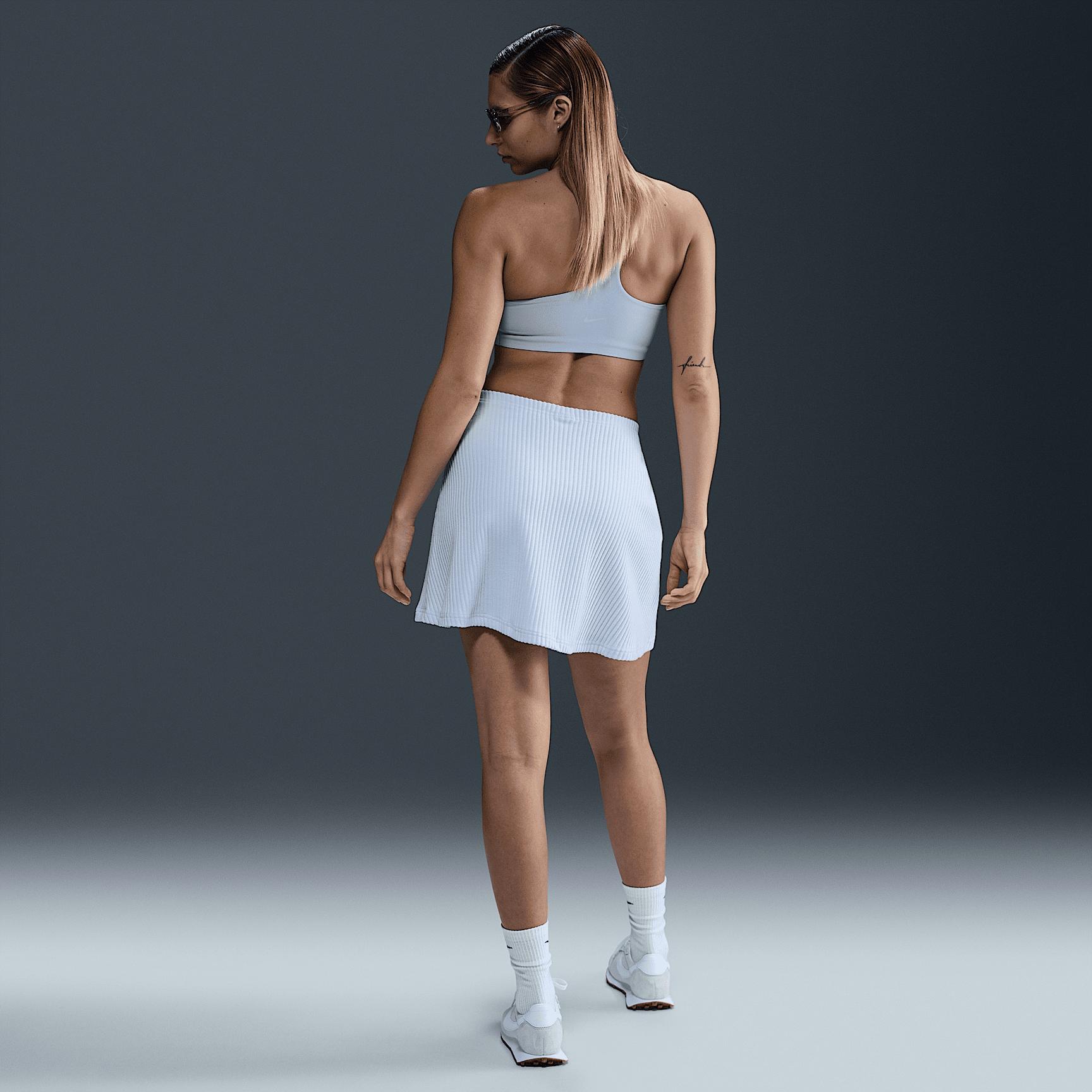 Womens Nike Sportswear Chill Knit Ribbed Mini Skirt | HJ1839-423 Product Image