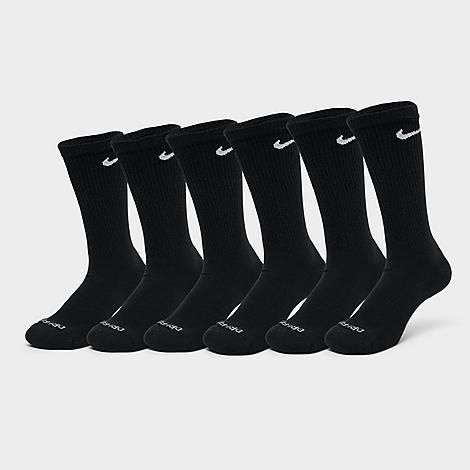 Nike Mens Everyday Plus Cushioned Training Crew Socks (6 Pairs) | SX6897-010 Product Image