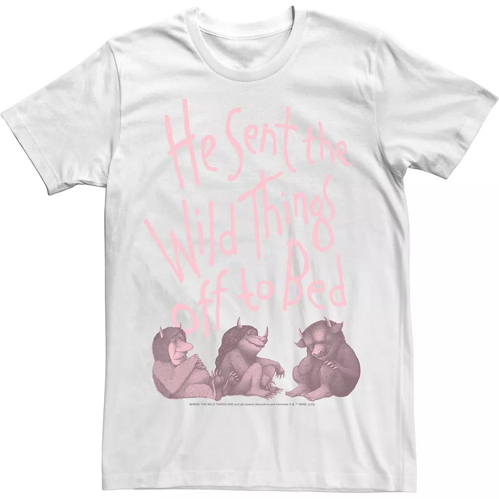 Men's Where The Wild Are Things Off To Bed Movie Quote Tee,  Product Image