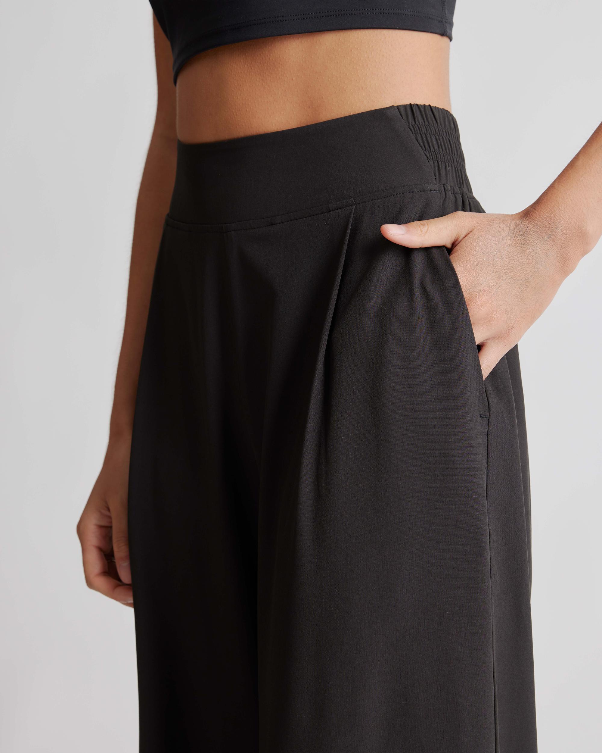 Quince | Women's Performance Tech Wide Leg Pants Size XL, Recycled Polyester Product Image