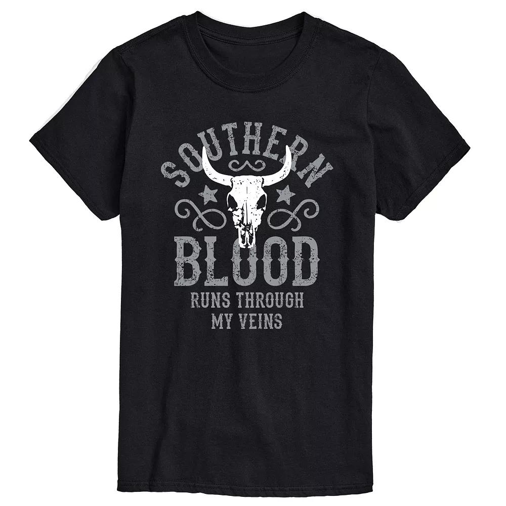 Big & Tall Southern Blood Graphic Tee, Men's,  Product Image