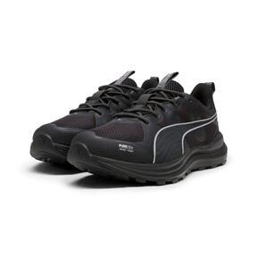 PUMA Reflect Lite Trail PTX Women's Running Shoes in Black/Silver/Cool Dark Grey Product Image