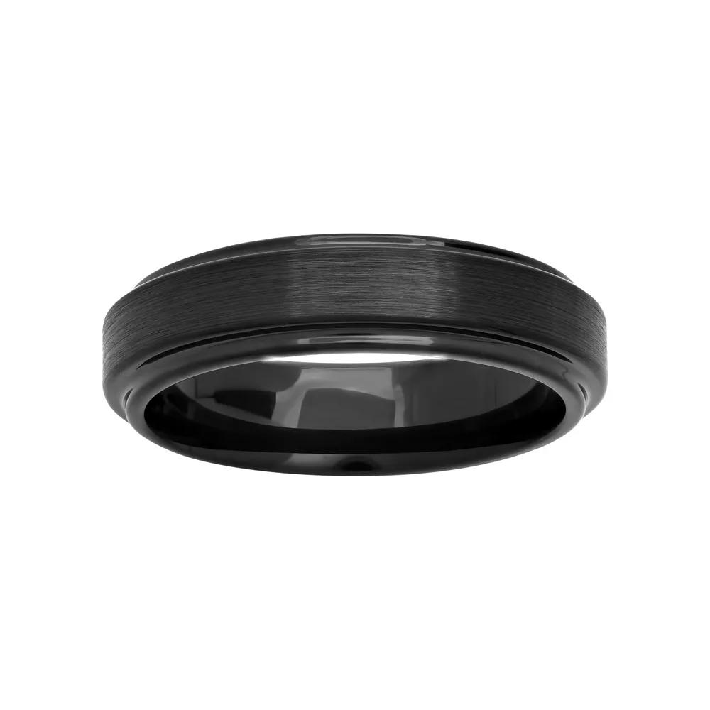 Jewelry Nation Black Ion-Plated Cobalt Band - Men, Men's,  Product Image
