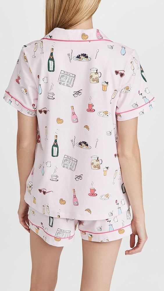 BedHead PJs Let's Do Brunch Shorty PJ Set | Shopbop Product Image