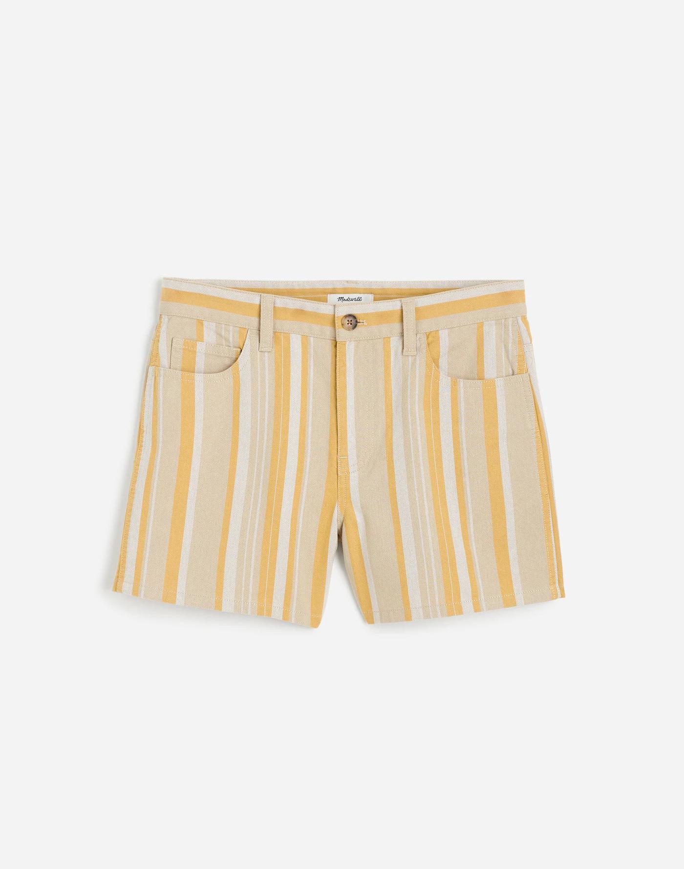 Rumpled Cotton Twill Shorts Product Image