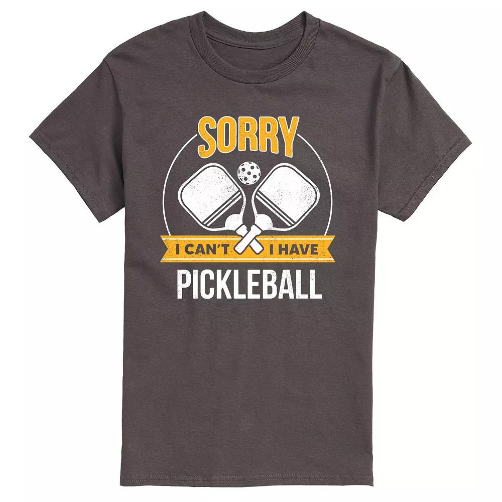 Men's Sorry Can't Pickleball Tee,  Product Image