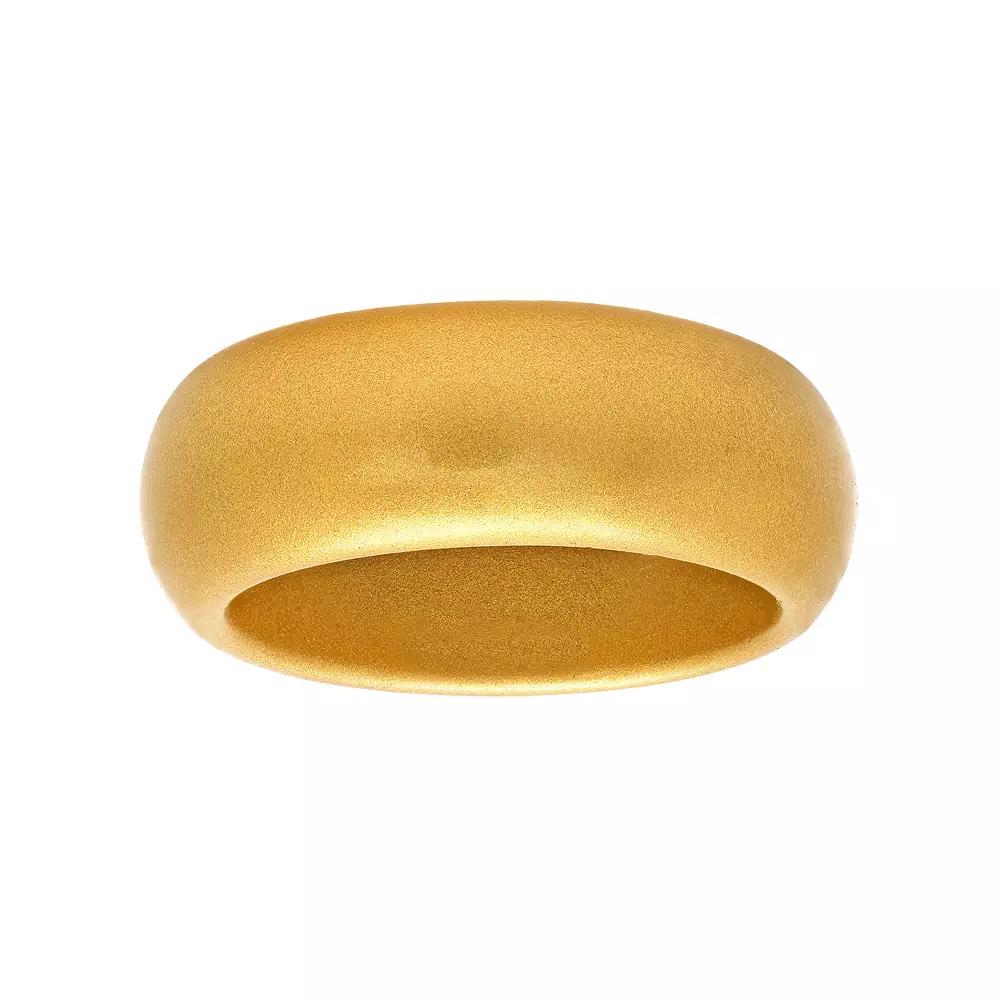 Silicone Ring, Women's, Size: 8, Gold Tone Product Image