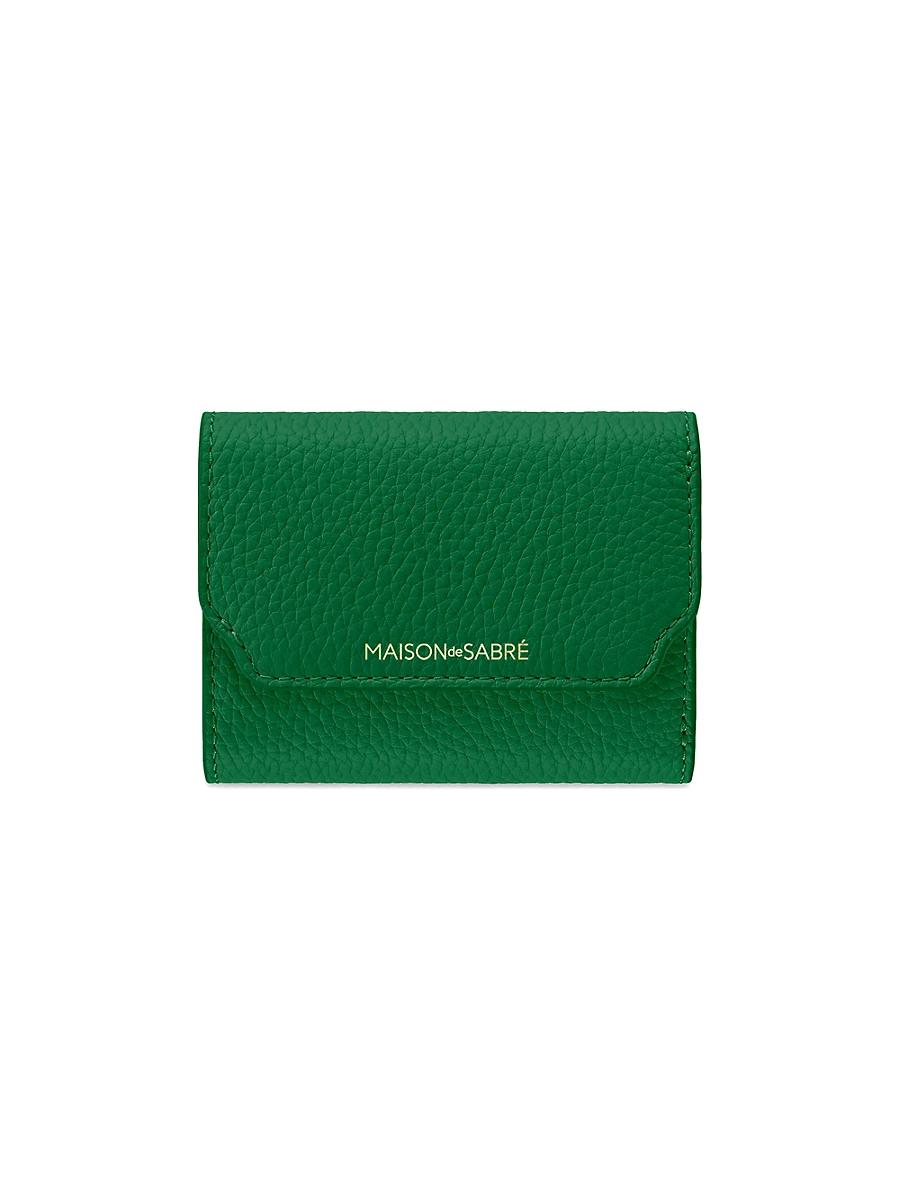 Womens Leather Trifold Wallet Product Image
