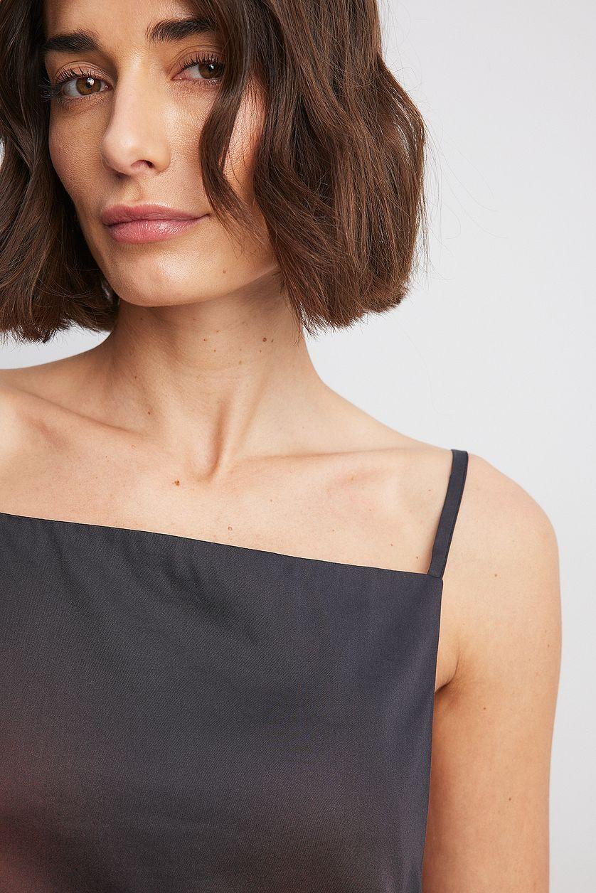 Tie Shoulders Midi Dress Product Image