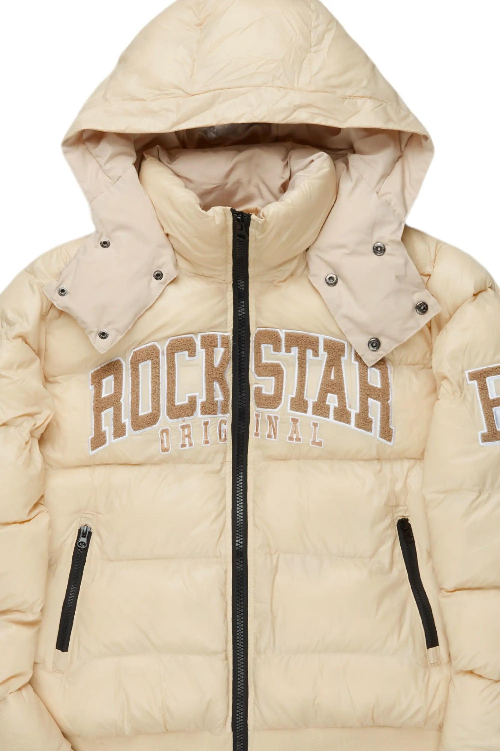Esmeralda Beige Puffer Jacket Female Product Image