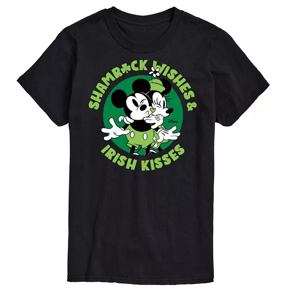 Disney's Mickey & Minnie Mouse Men's Shamrock Wishes Graphic Tee,  Product Image