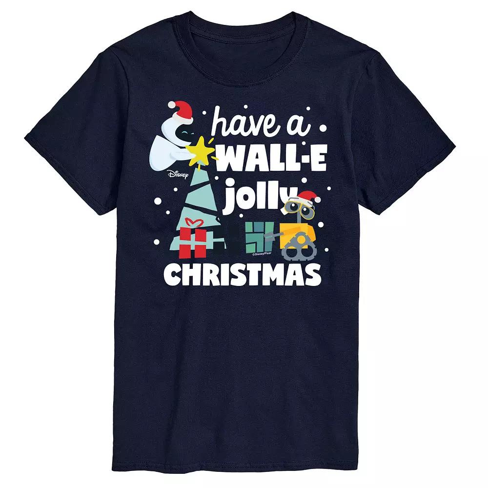 Disney's Wall-E Big & Tall Jolly Christmas Graphic Tee, Men's,  Product Image