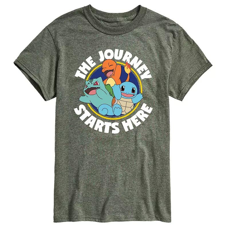 Men's Pokemon Journey Starts Tee,  Product Image
