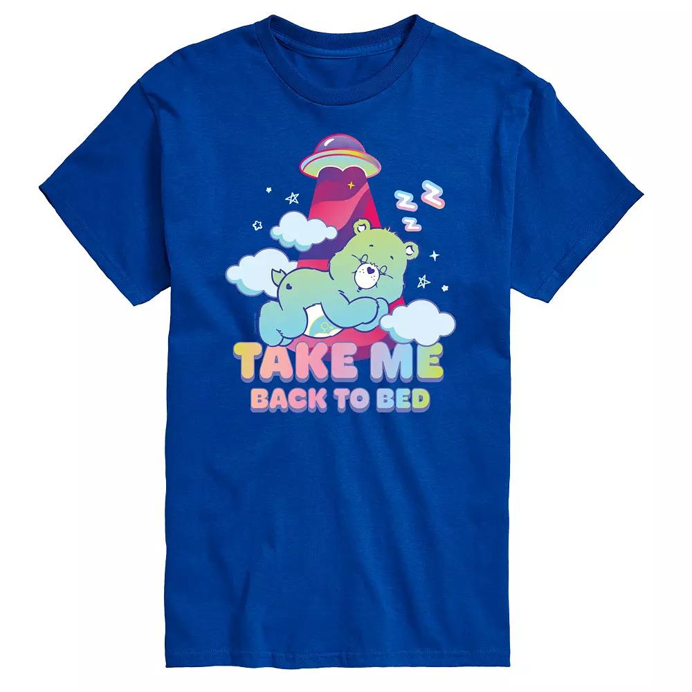 Big & Tall Care Bears Take Me Back To Bed UFO Graphic Tee, Men's,  Product Image