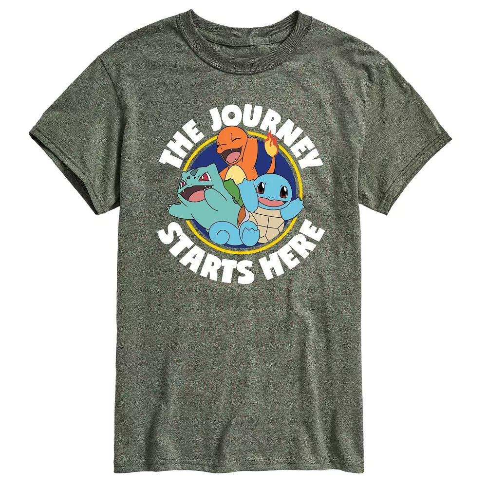 Men's Pokemon Journey Starts Tee,  Product Image