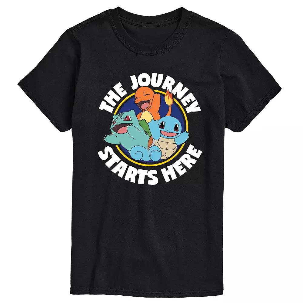 Men's Pokemon Journey Starts Tee,  Product Image